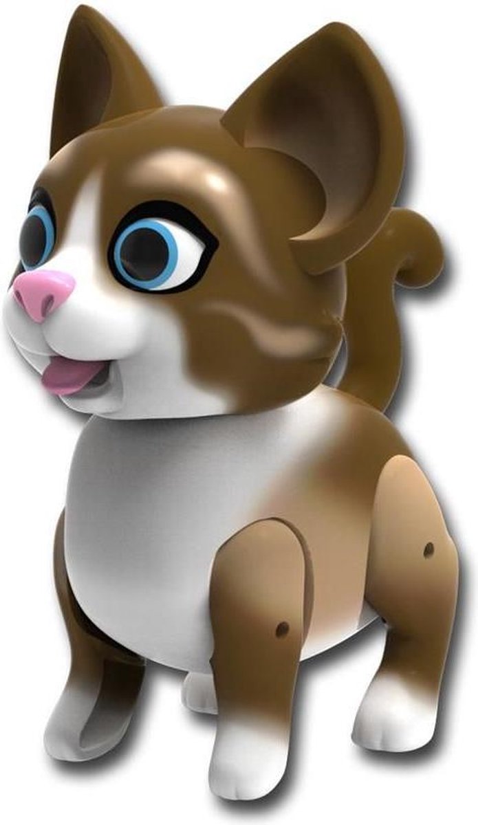 Cutesy Pets Bruin Wit Interactieve Kat
