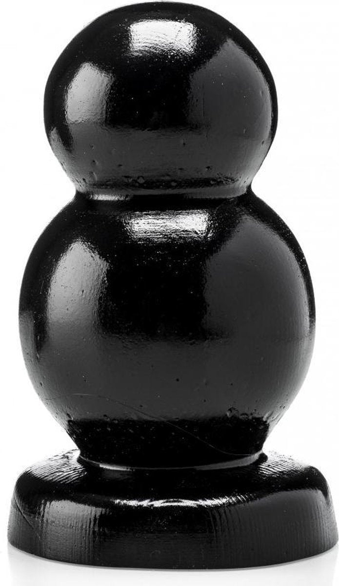 XXLTOYS - Felice - XXL Plug - Inbrenglengte 14 X 8.5 cm - Black - Uniek design Buttplug - Stevige Anaal plug - Made in Europe