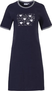 Dames nachthemd Pastunette 10211-136-3 blauw - Blauw - 52