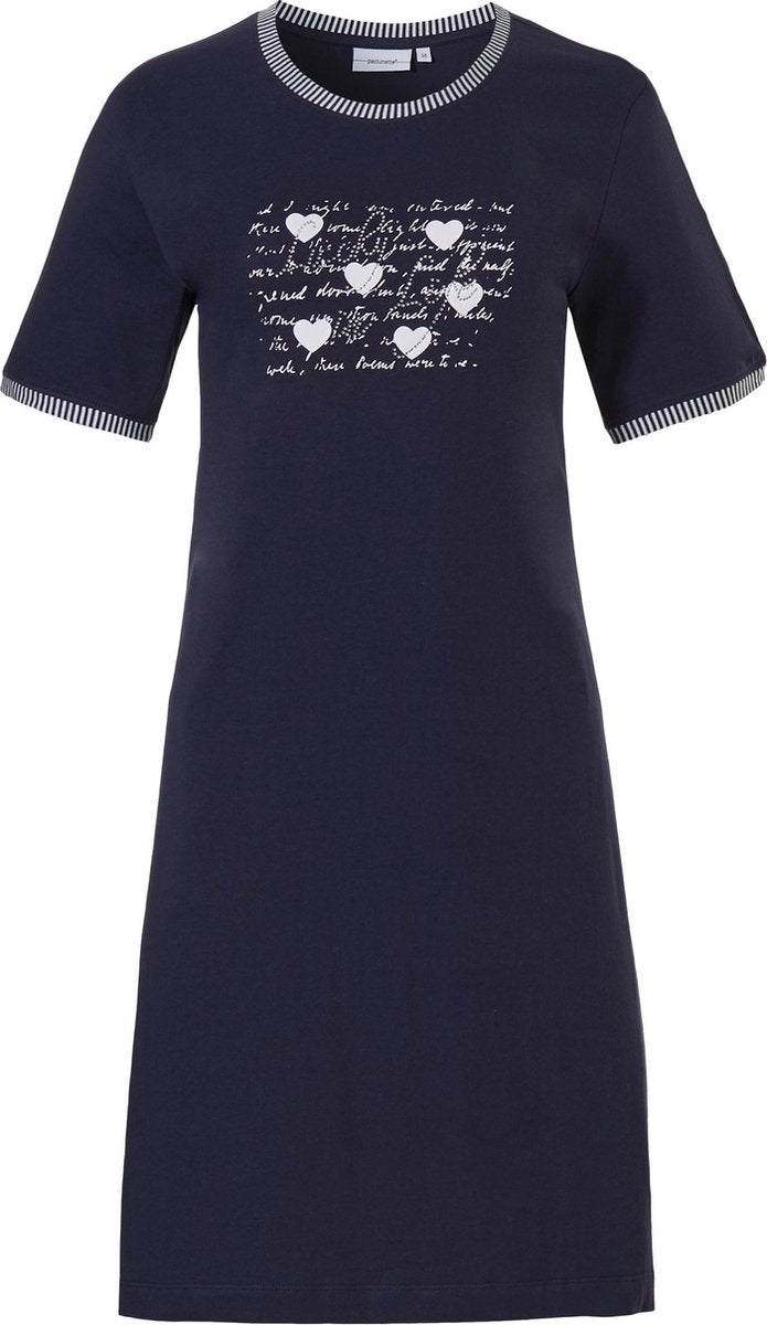 Dames nachthemd Pastunette 10211-136-3 blauw - Blauw - 52