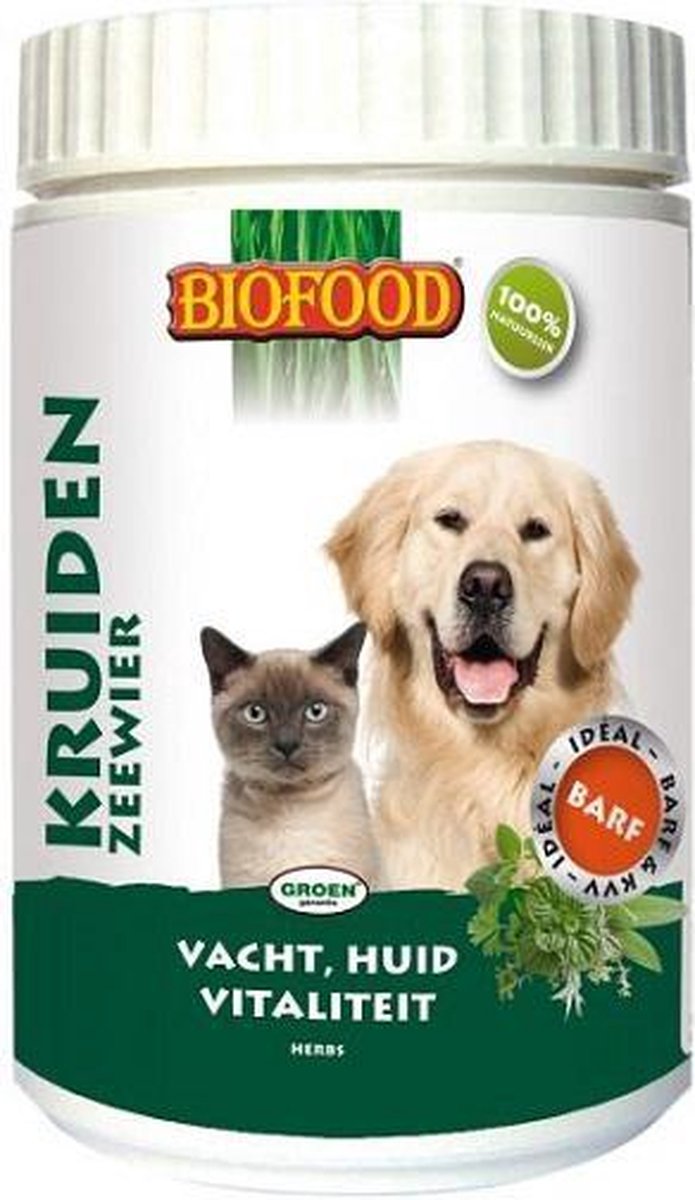Biofood natuurkruiden hond / kat 125 gr