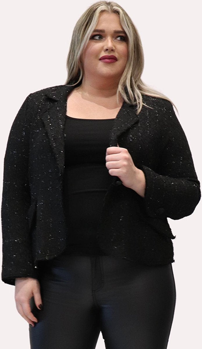 Blazer Ophilia Chanel glitter garen