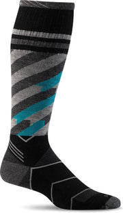 Sockwell Cyclone Dames Sportsokken / Hardloopsokken / Sokken Compressie Klasse 1 - Zwart - Maat 39-43