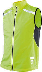 Wowow Dark Reflectievest 5.0 Fietsjas - Maat XS  - Vrouwen - geel/zwart/zilver