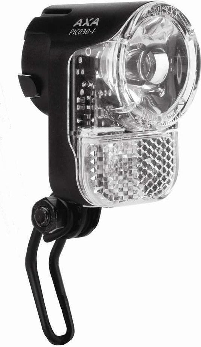 Axa Koplamp Pico 30-t Switch Aan/uit Led Dynamo Zwart