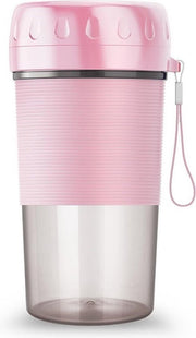 Draagbare blender - smoothie maker - usb oplaadbaar - 300ml - roze