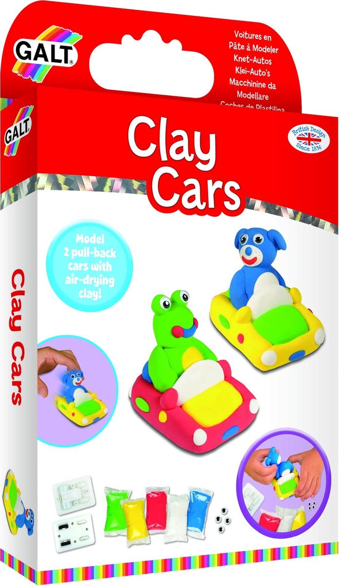 Knutselset - Klei auto's maken