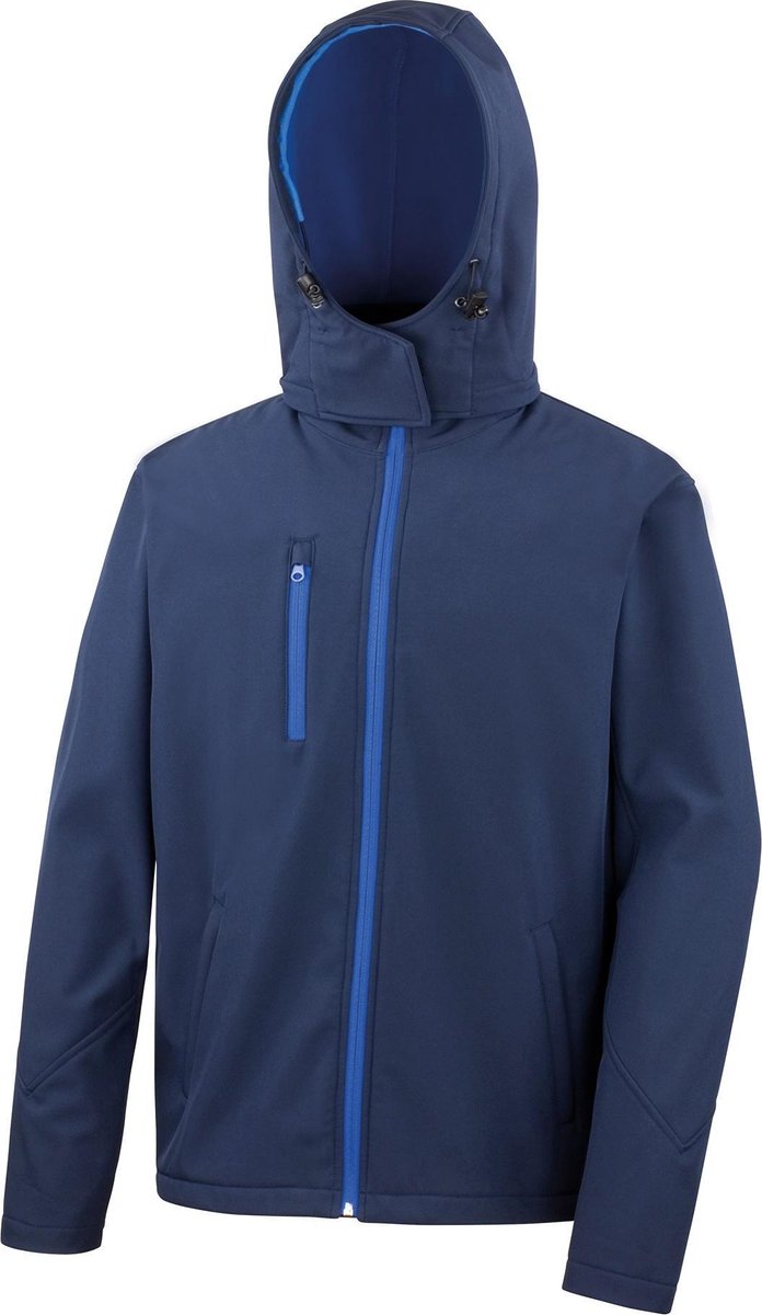 Men TX Performance Hooded Softshell Jacket  Navy XL