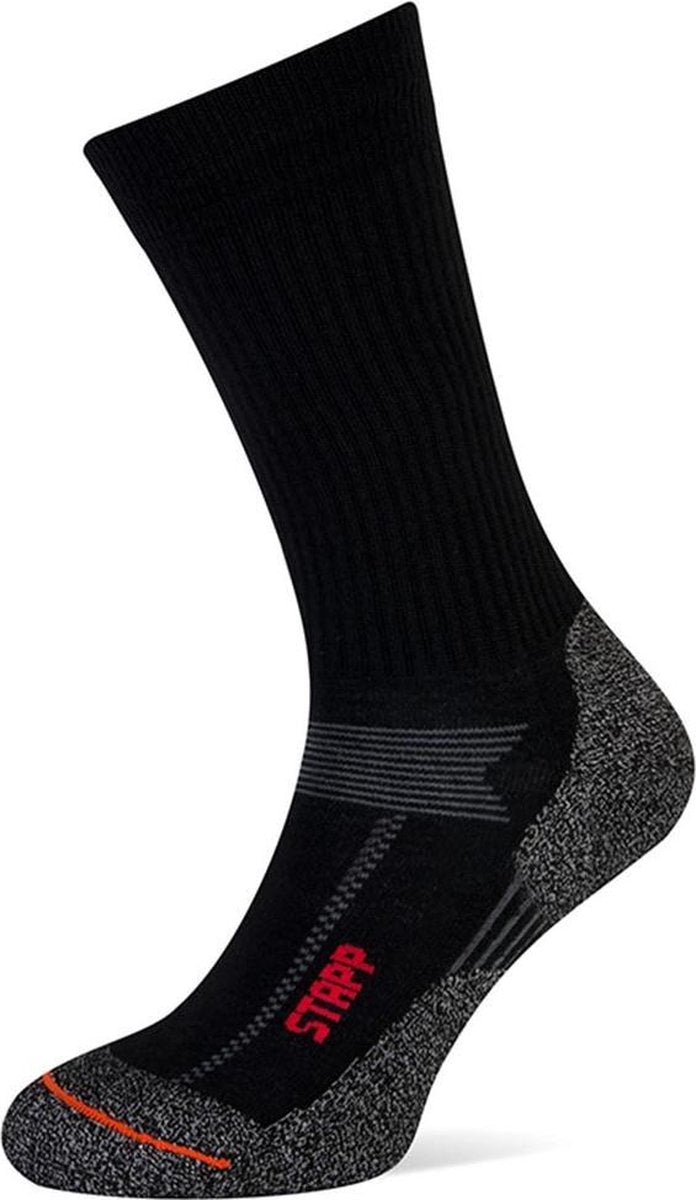 3-Pack Stapp Stevige Merino Wollen Thermo Wandelsokken Boston Thermo 27450 - Unisex - Zwart - Maat 39-42