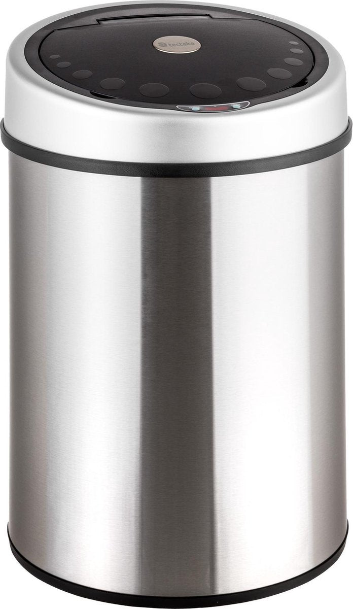 Tectake Sensor Prullenbak - 40 l - RVS
