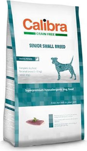 Calibra Dog Grain Free Senior - Small Breed - Eend & Aardappel - 7 kg