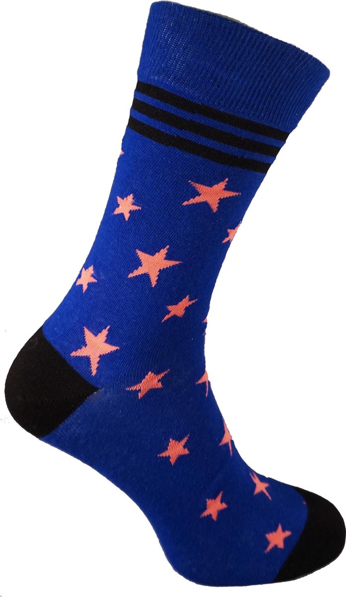 Naadloos Heren Sokken Silly Supernova Blue / Maat 41-46