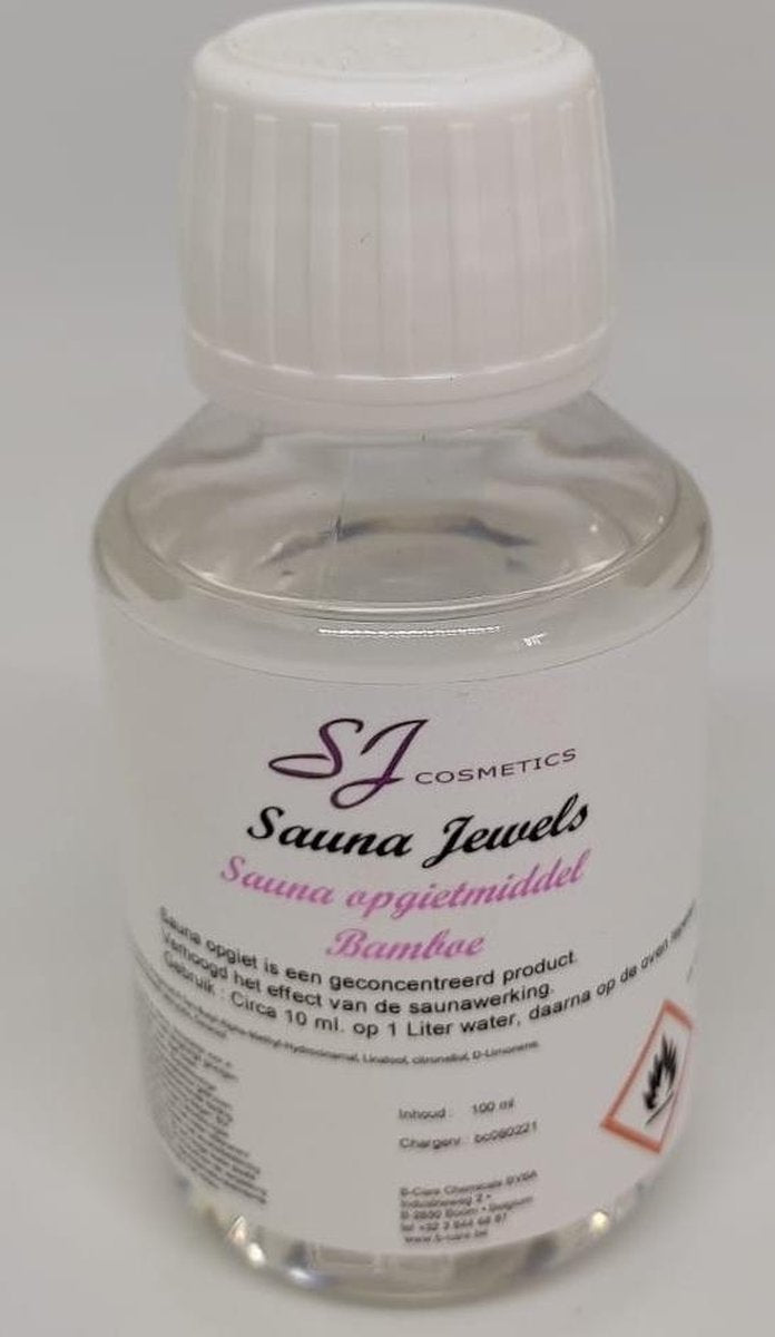 Sauna Opgietmiddel - Bamboo - SJ Cosmetics - 100ml - Luxueus Opgietmiddel