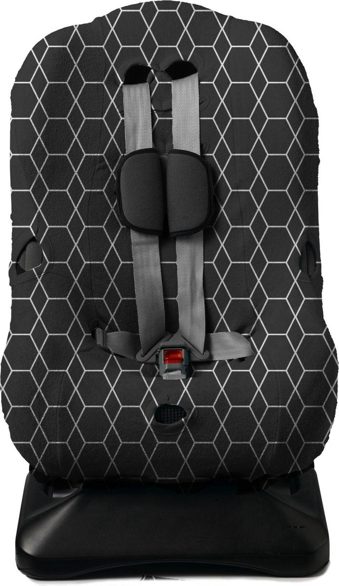Autostoelhoes 1+ - Interlock - Grid Black - Briljant Baby