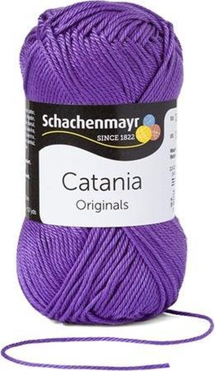 Schachenmayr Catania - katoen garen -  violet (113) - pendikte 3 a 3