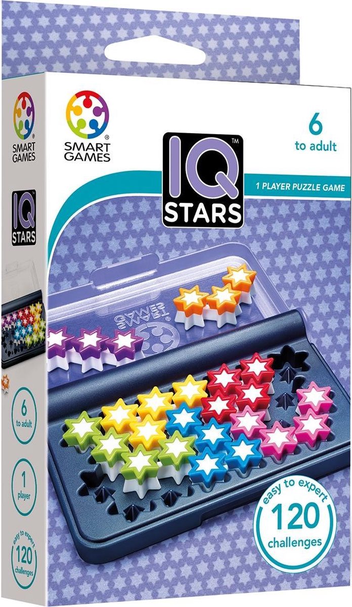 SmartGames IQ Stars (120 opdrachten) - Denkspel
