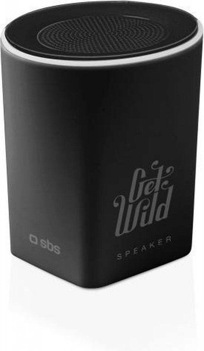 SBS TTMONOSPEAKERBTK Mono portable speaker 3W Zwart draagbare luidspreker