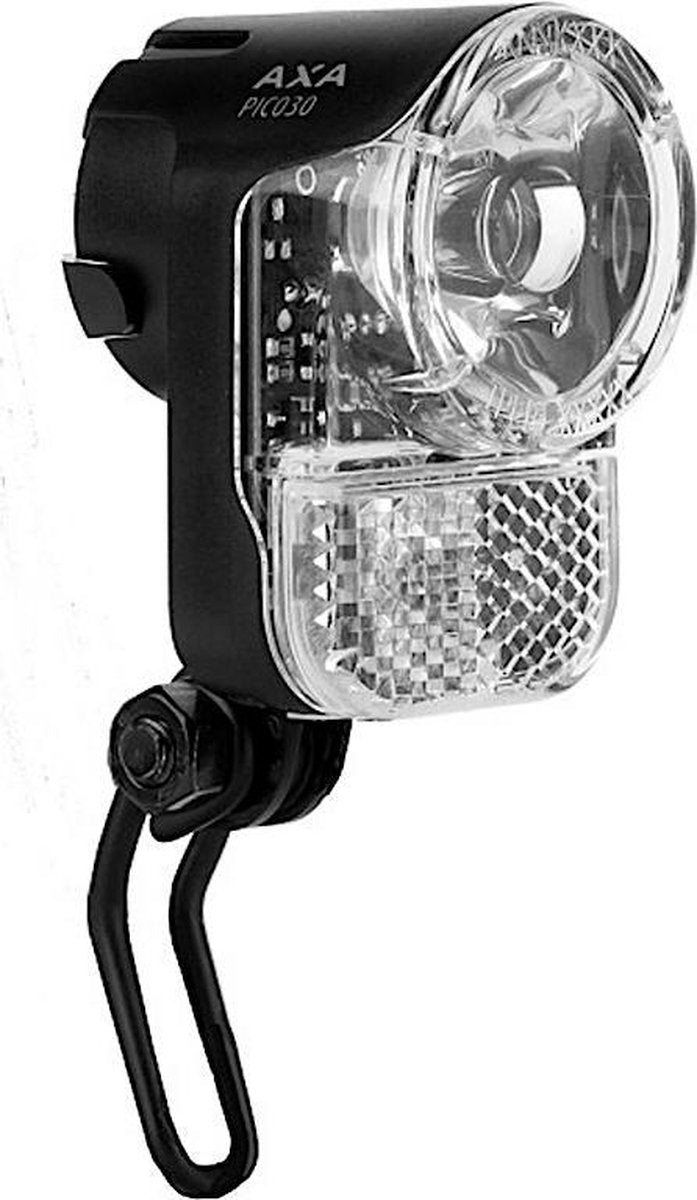 Axa Koplamp Pico 30 Lux Naafdynamo/fietsaccu Zwart