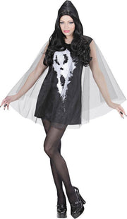 Donkere spook Halloween kostuum voor dames  - Verkleedkleding - Medium
