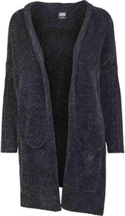 Urban Classics Lange cardigan -3XL- Oversize Chenille Zwart