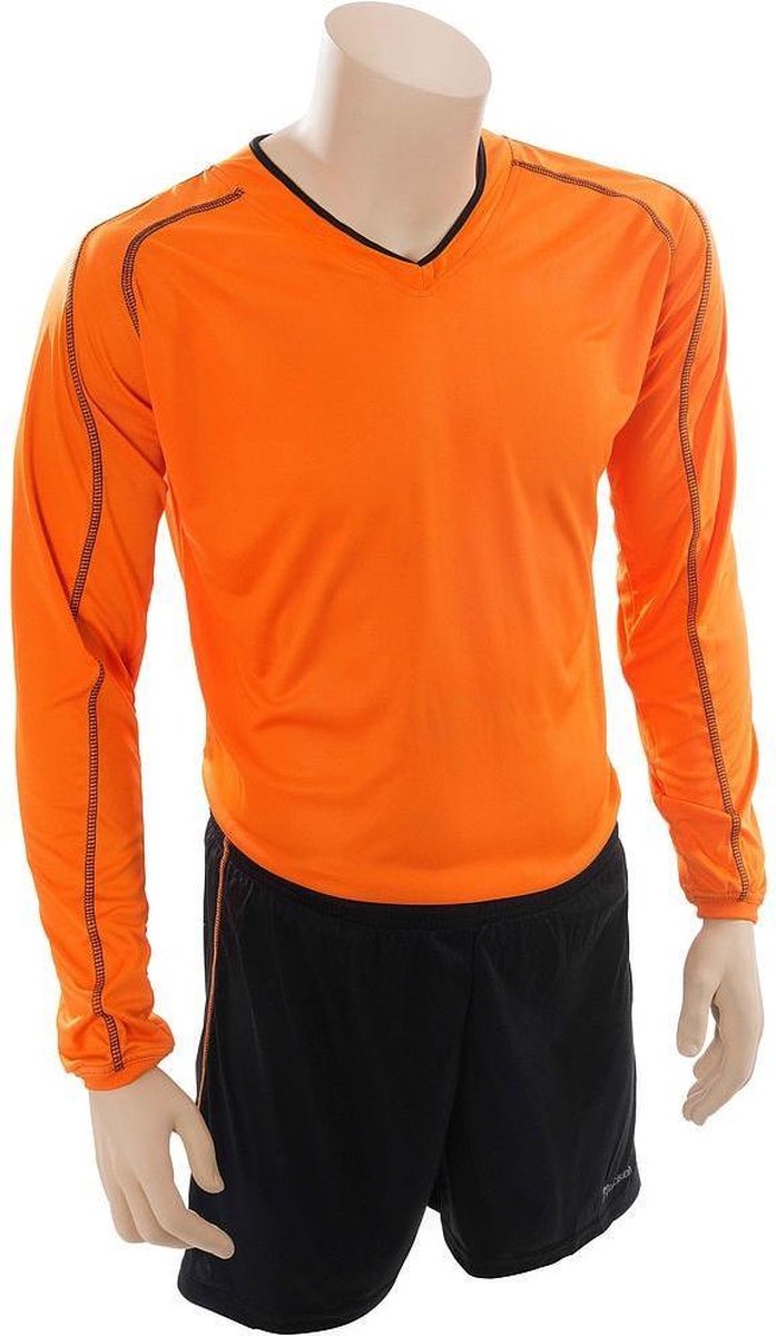 Precision Voetbalshirt- En Broek Marseille Unisex Oranje/zwart Mt Xl