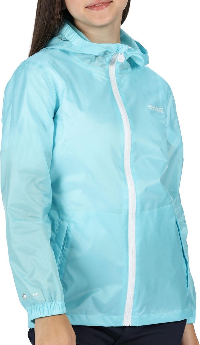 Regatta Regatta Pack-It III Fietsjack - Maat 128  - Unisex - lichtblauw