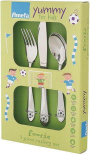 Amefa Footie Kinderbestekset - 3 delig - 1 persoons