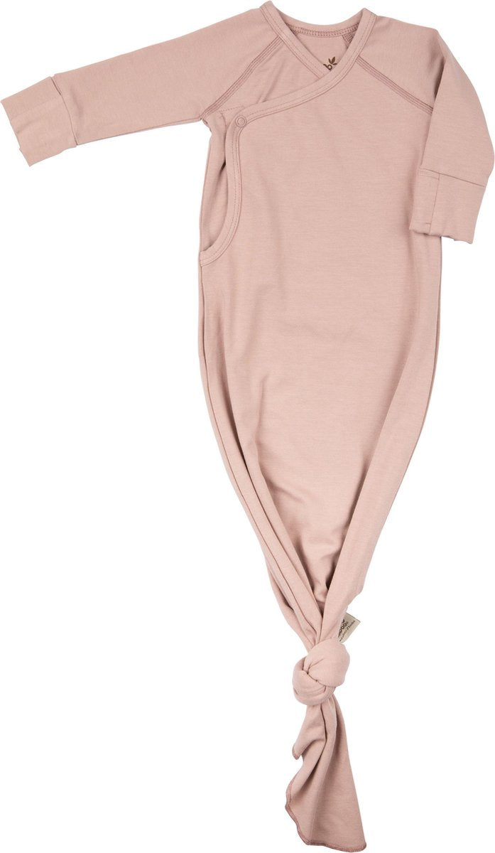 Timboo knotted baby gown - Mellow Mauve - Slaapzak - Boxpak