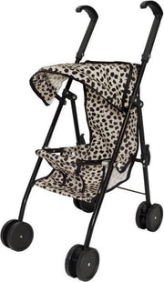 vanPauline Speelgoed Poppenbuggy Poppenwagen Black Dots - Zwart - Vanaf 3 jaar Zwart