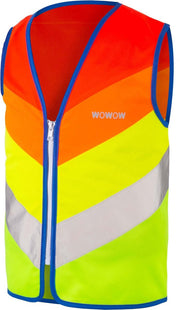 Wowow Kids Rainbow Jacket Rood - Veiligheidshesje kind - EN1150 certificaat - XS