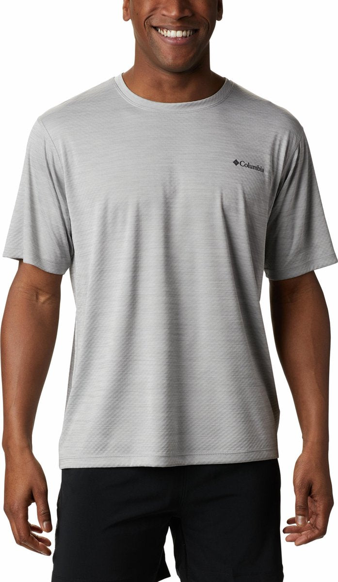 Columbia Outdoorshirt Zero Rules Short Sleeve Shirt Heren - Columbia Grey H - Maat M
