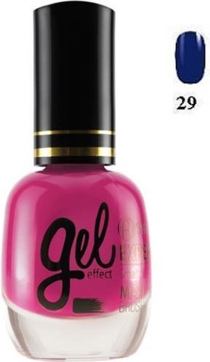 Astra Expert Maxi Brush Gel Effect Nail Polish 12ml - 29 Nuit