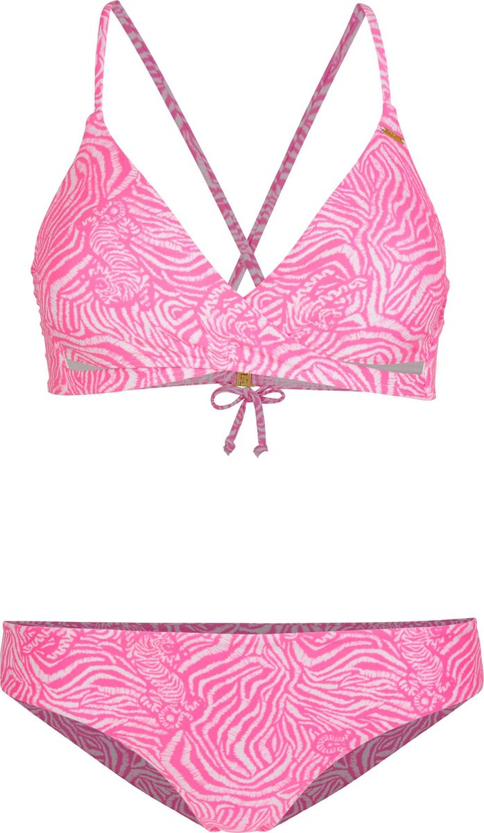 O'Neill Bikini Baay Maoi - White With Purple - 36