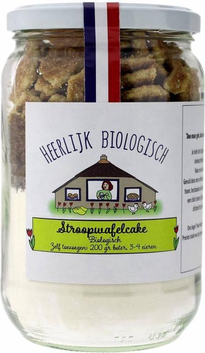 Stroopwafelcake heerlijk biologisch