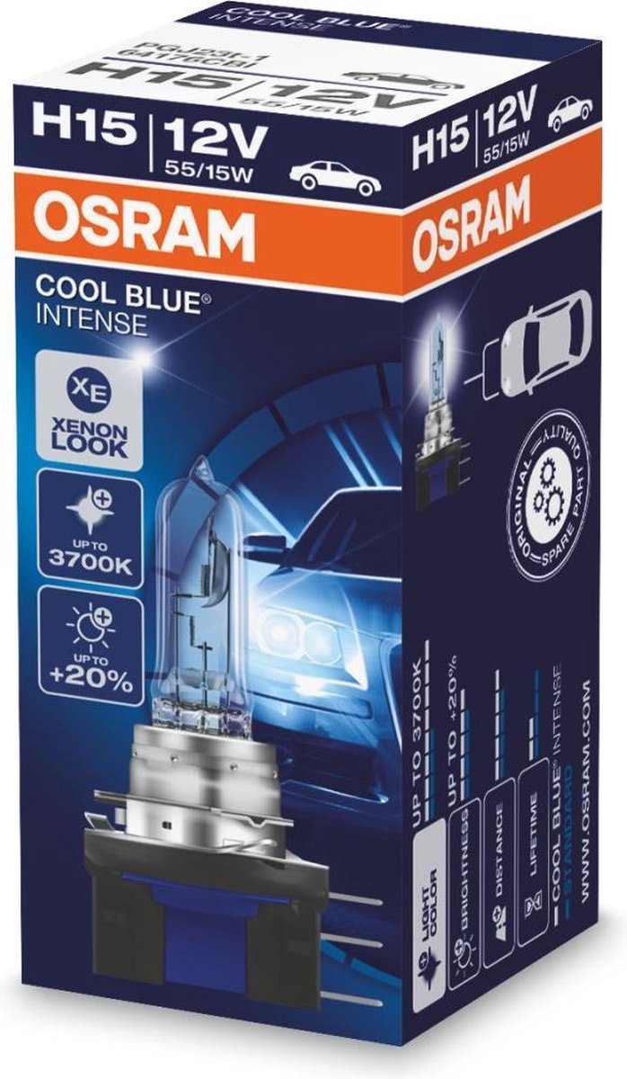 Osram Cool Blue Intense H15 64176CBI - Per stuk verkocht