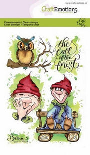 CraftEmotions clearstamps A6 - Bernie 3 Carla Creaties