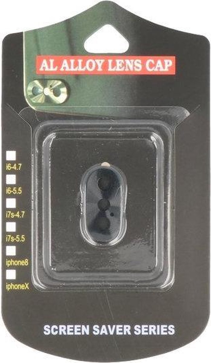 BestCases - Apple iPhone X camera lens cover Zwart