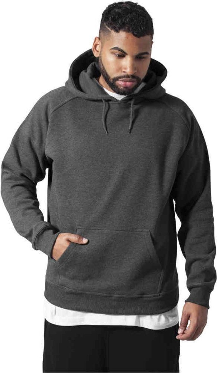 Urban Classics Basic Hoody Donkergrijs S