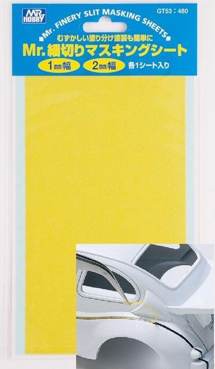 Mrhobby - Finely Slit Masking Sheets (Mrh-gt-53) - modelbouwsets