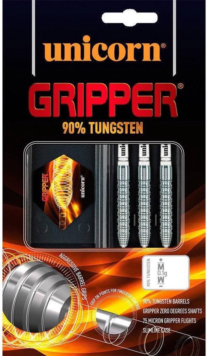 Unicorn Dartpijlen Gripper Steeltips 90% Gewicht 26 Gram