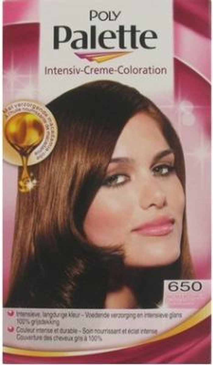 Schwarzkopf Poly Palette Haarverf - nr. 650 Kastanje Middenbruin