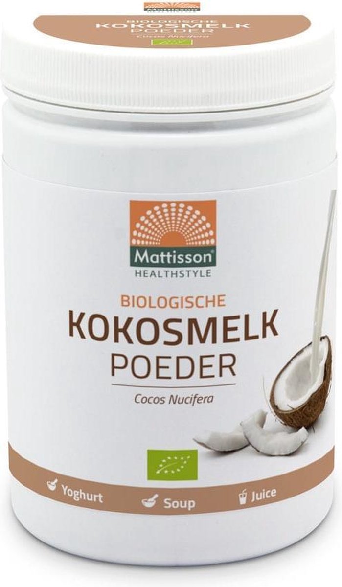 Mattisson Kokosmelk Poeder Bio 300 gr