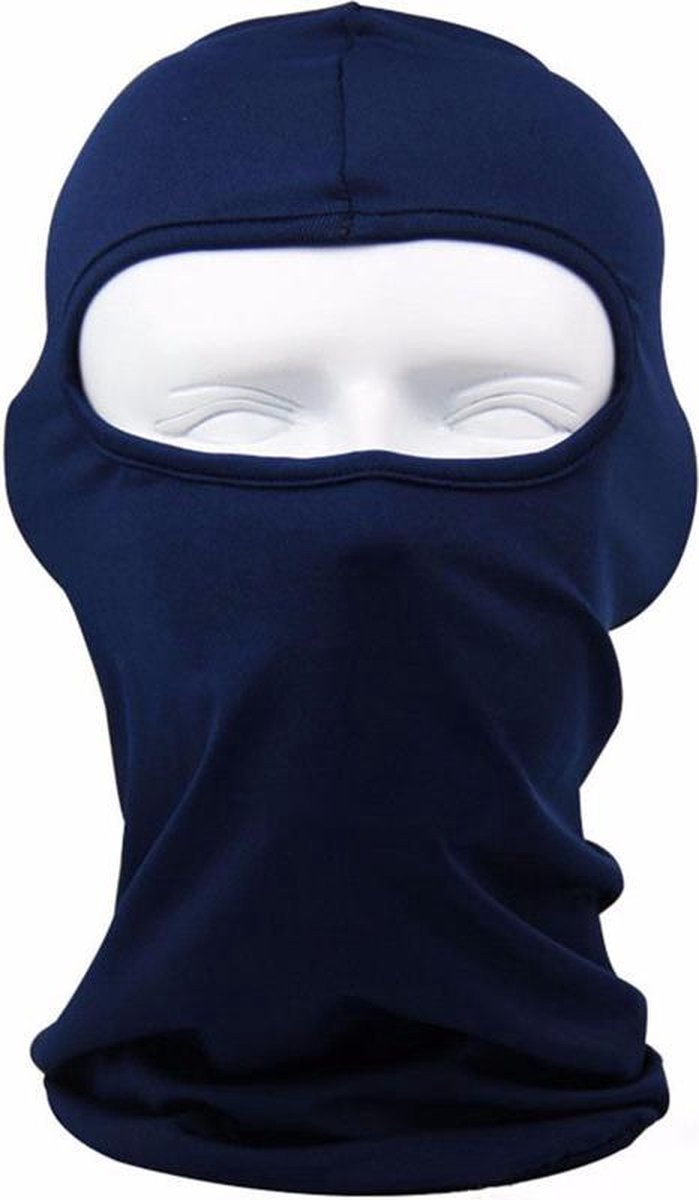 Bivakmuts voor Snowboarden - Skiën - Wielrennen - Schaatsen - Nekwarmer - One Size - Volwassenen - (Donker) Blauw