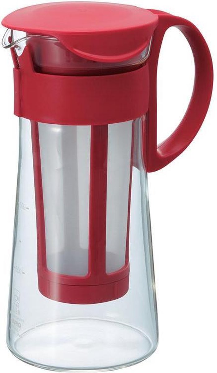 Hario Mizudashi Cold Brew Coffee Pot Rood 600ml
