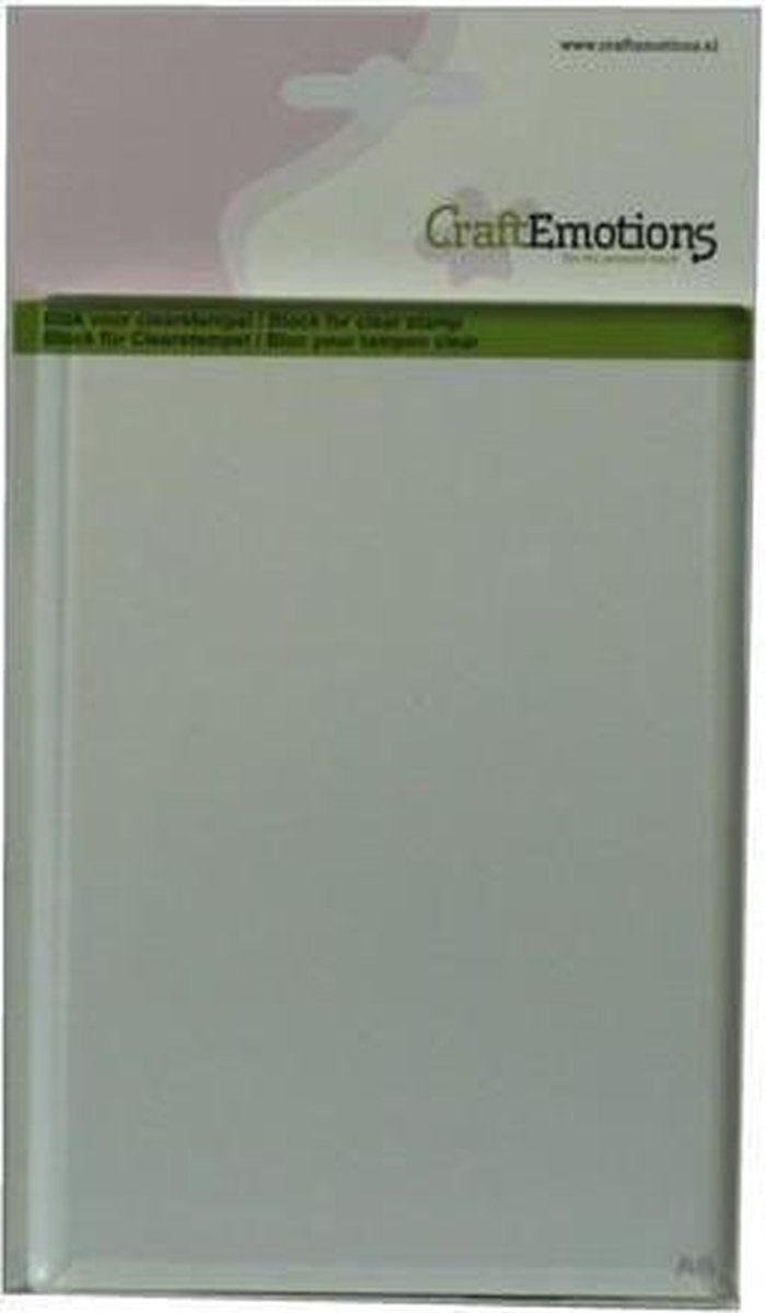 Acrylblok A6 CraftEmotions 105x148 millimeter - 8 millimeter