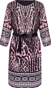 Jurk Leopard Roze
