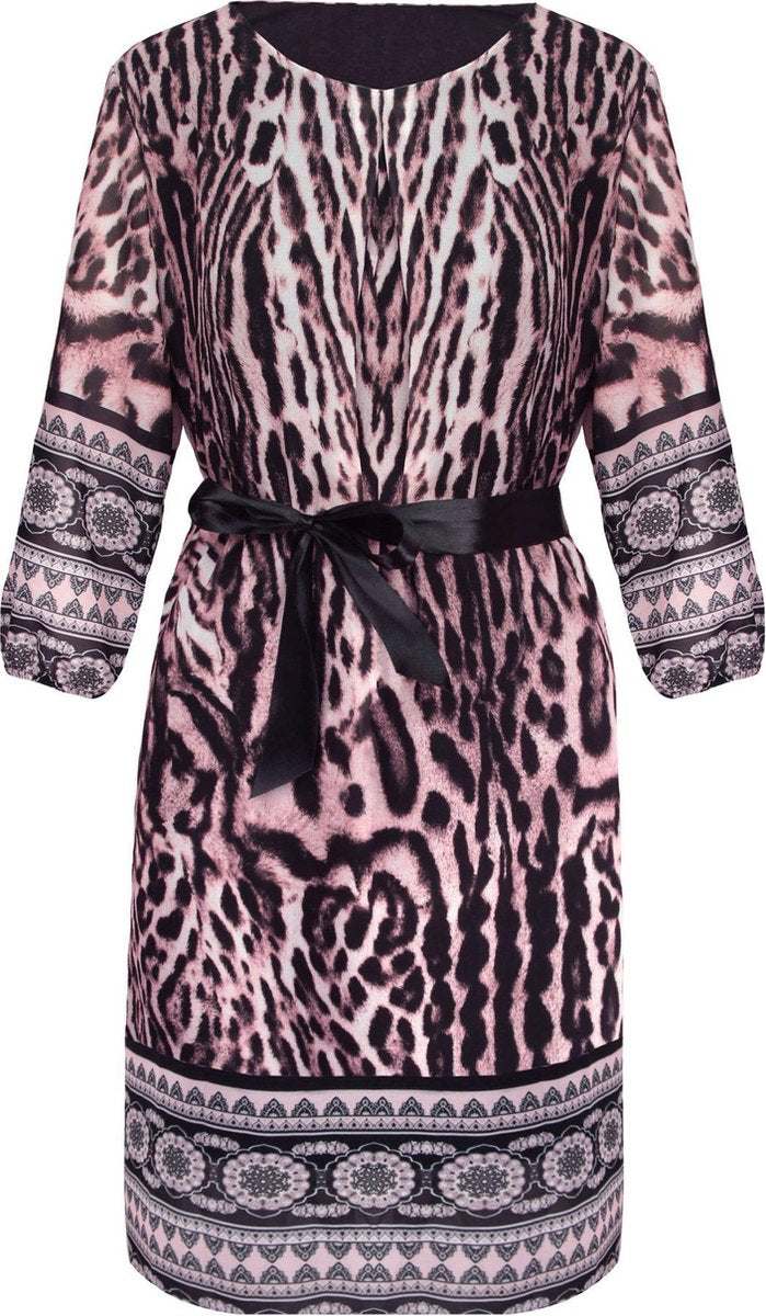 Jurk Leopard Roze