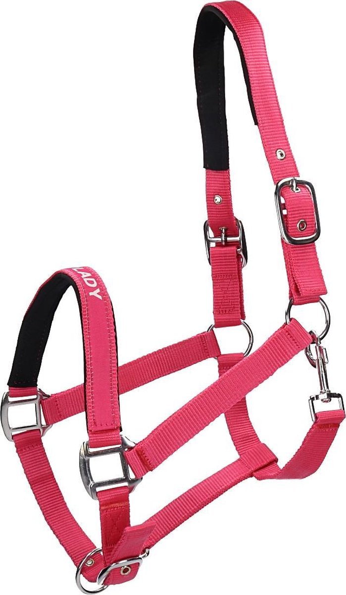 Hb Halster  Tekst - Pink - cob