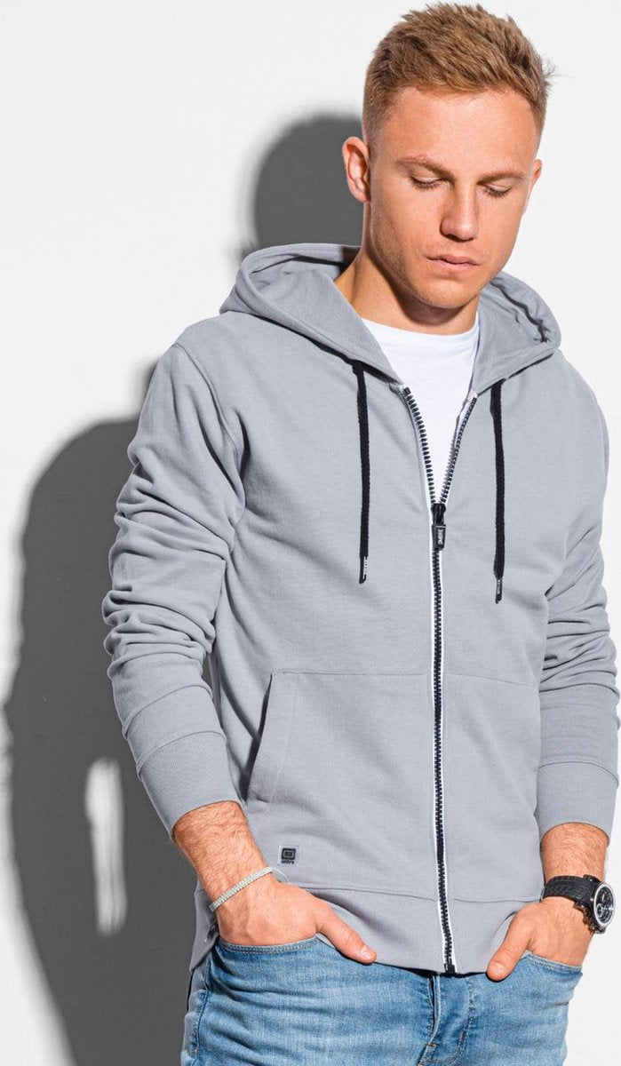 Heren - Vest - Effen - Basic - B1145-5 - Grijs