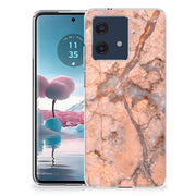 Motorola Edge 40 Neo | TPU | Siliconen hoesje | Marmer Oranje